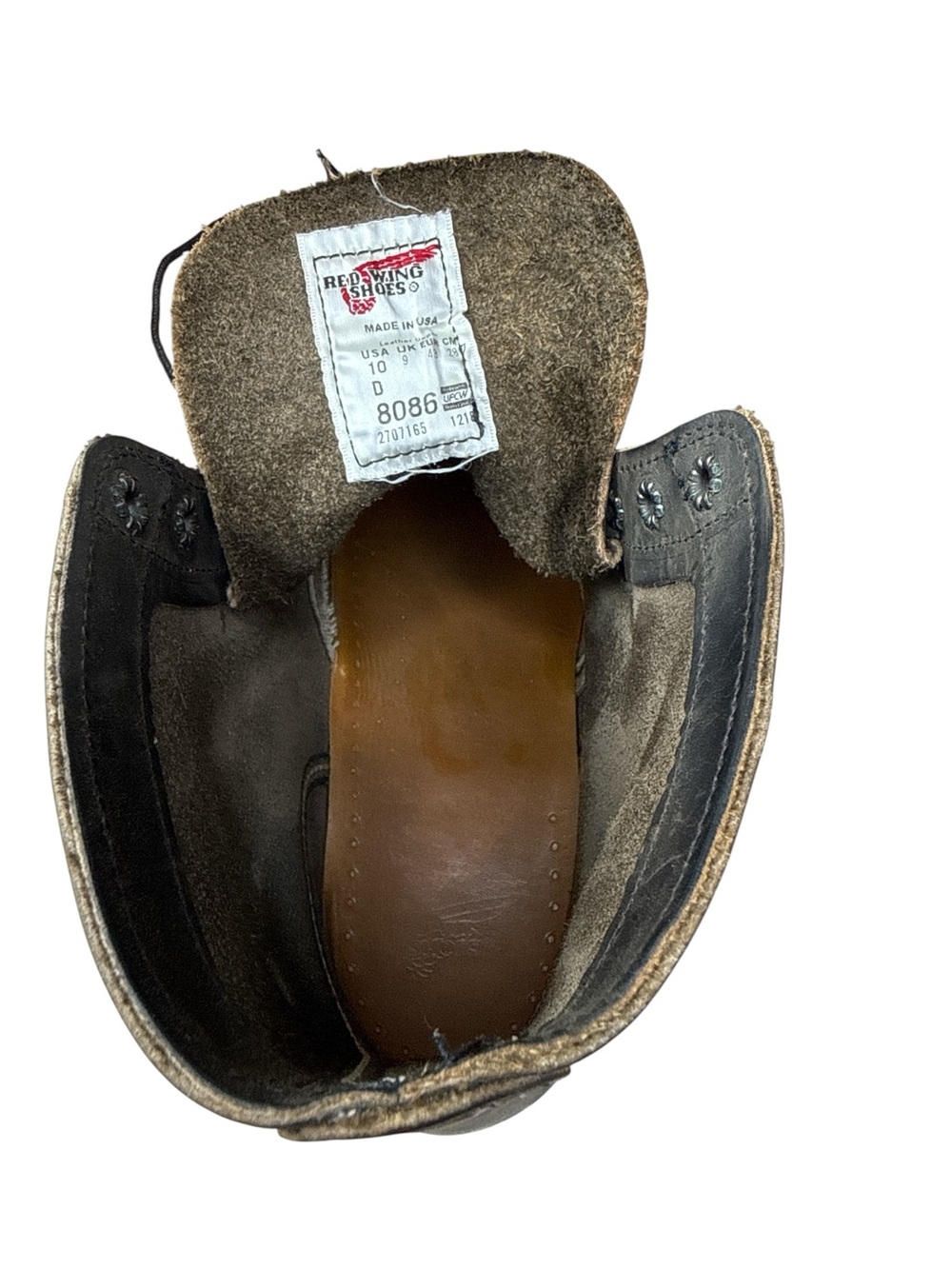 Red Wing Shoes Charcoal Iron Ranger 8086 Leather Boots size 10 - Picture 7 of 8